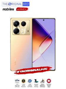 Infinix Note 40 - 8GB RAM - 256GB Storage - PTA Approved - 12 Months Warranty - Gold - The Original Bro Mobiles - TOB33